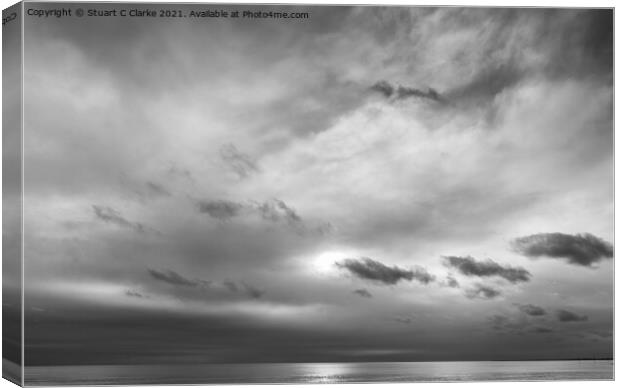 Winter seascape Canvas Print by Stuart C Clarke