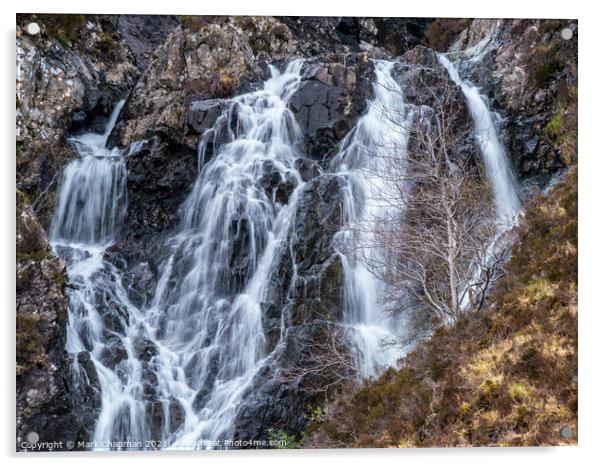 Allt na Dunaiche waterfall, Isle of Skye Acrylic by Photimageon UK