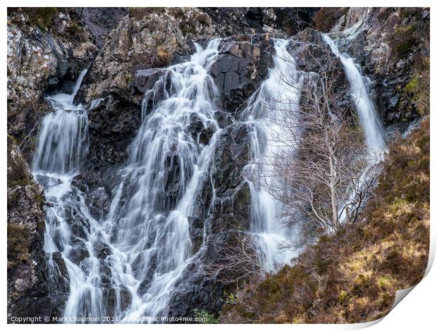 Allt na Dunaiche waterfall, Isle of Skye Print by Photimageon UK