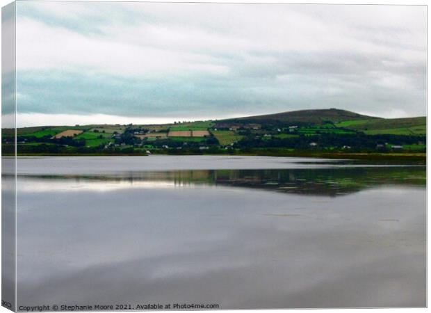 Reflections of Inch Island Canvas Print by Stephanie Moore