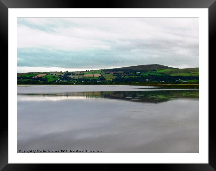 Reflections of Inch Island Framed Mounted Print by Stephanie Moore