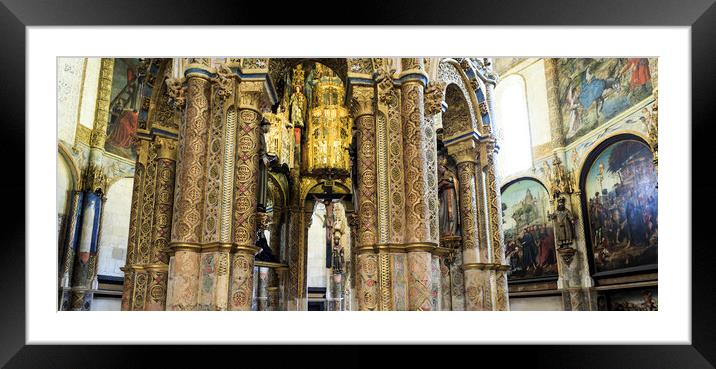 Tomar Convent of Christ Framed Mounted Print by Antonio Ribeiro