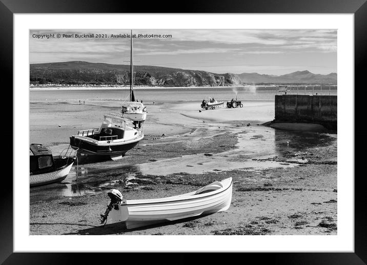 Abersoch Harbour Llyn Peninsula North Wales Framed Mounted Print by Pearl Bucknall