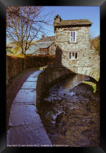 Bridge House, Ambleside. Lake District, UK. Framed Print by Liam Grant