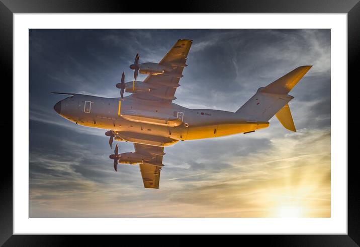 Atlas Sunset Framed Mounted Print by Gareth Burge Photography
