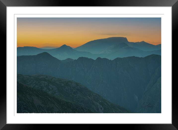 Layers of Ben Nevis Framed Mounted Print by Scotland's Scenery