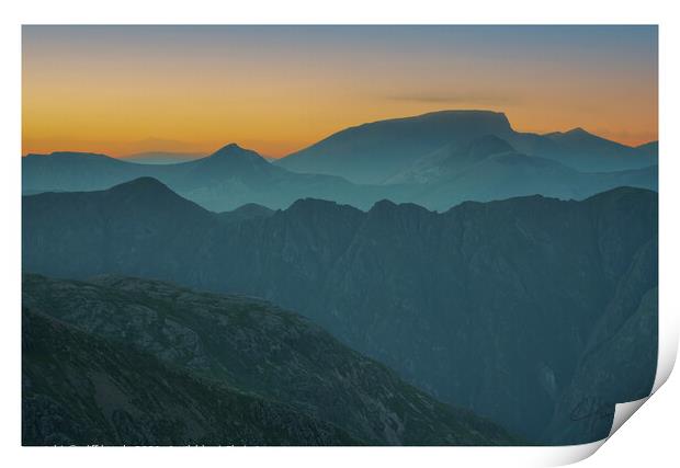Layers of Ben Nevis Print by Scotland's Scenery