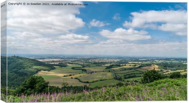 View from Sutton BAnk Canvas Print by Jo Sowden