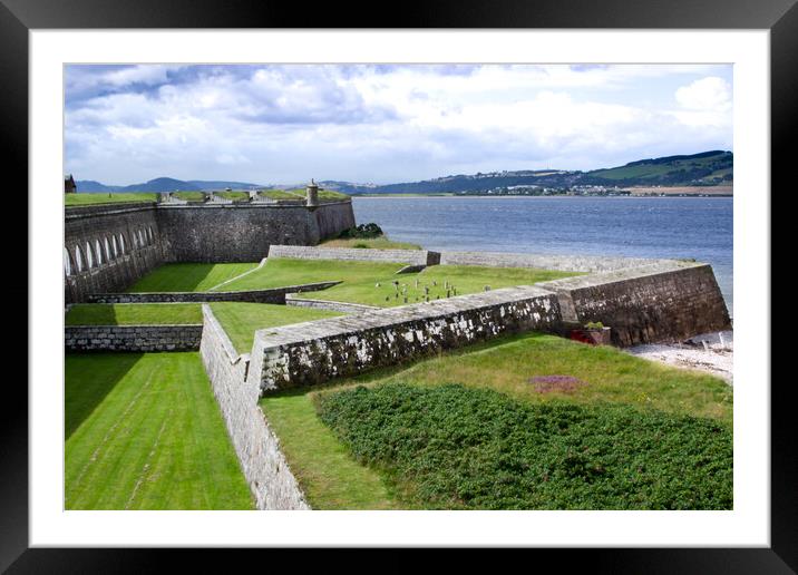 Fort George toward Inverness  Framed Mounted Print by Steve Taylor