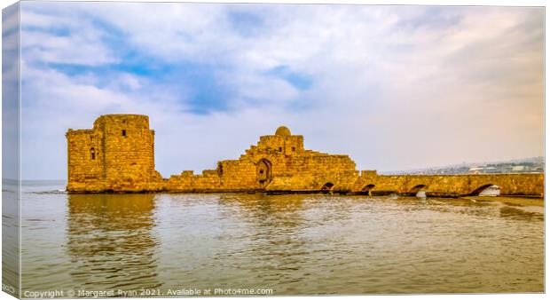 The Ageless Sea Fortress Canvas Print by Margaret Ryan