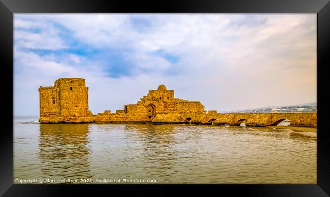 The Ageless Sea Fortress Framed Print by Margaret Ryan