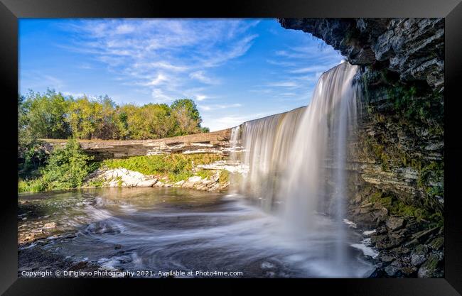 Jagala Falls Framed Print by DiFigiano Photography