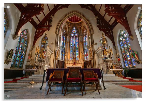 Church Of St Walburg, Preston Acrylic by Jason Connolly