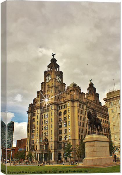 The Liver building Canvas Print by Sean Wareing
