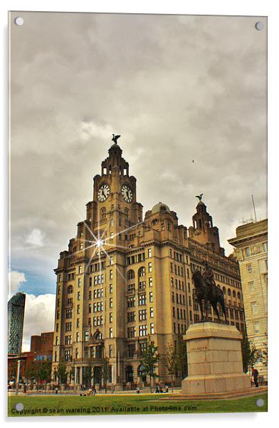 The Liver building Acrylic by Sean Wareing
