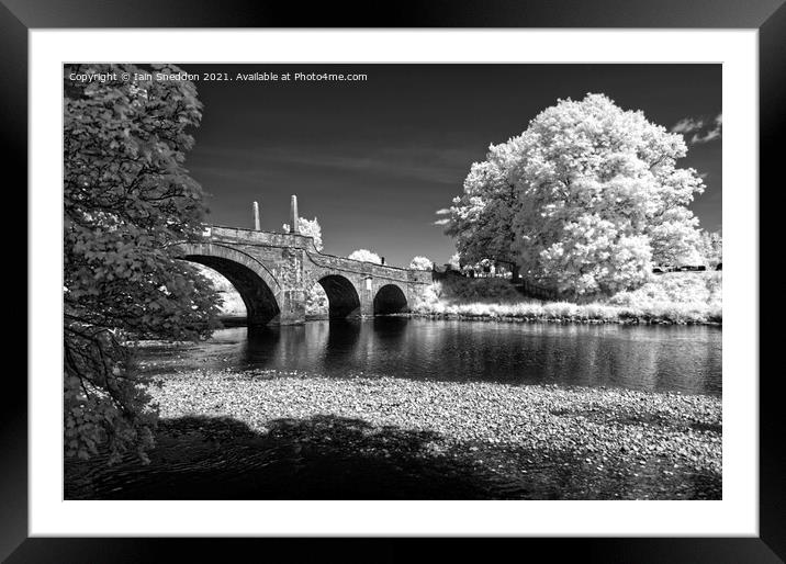 Wade's Bridge, Aberfeldy Framed Mounted Print by Iain Sneddon