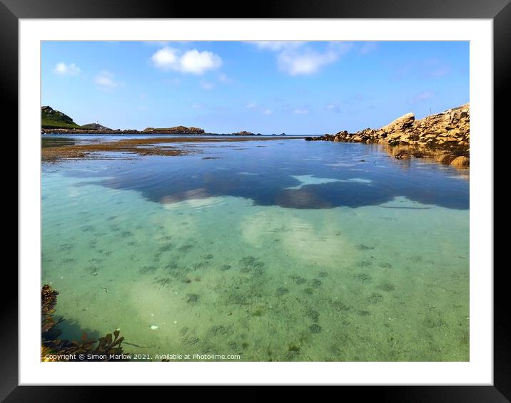 A Heavenly Paradise Framed Mounted Print by Simon Marlow