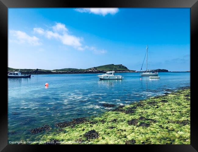 St Martins, Isles of Scilly Framed Print by Simon Marlow