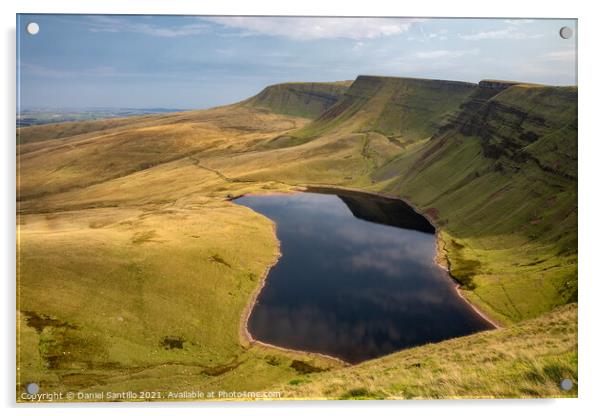 Llyn y Fan Fach Acrylic by Dan Santillo