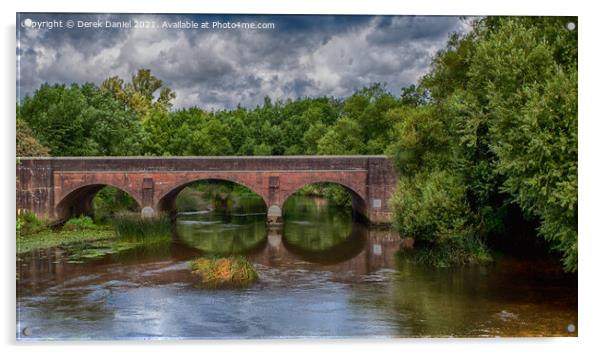Iford Bridge #2 Acrylic by Derek Daniel