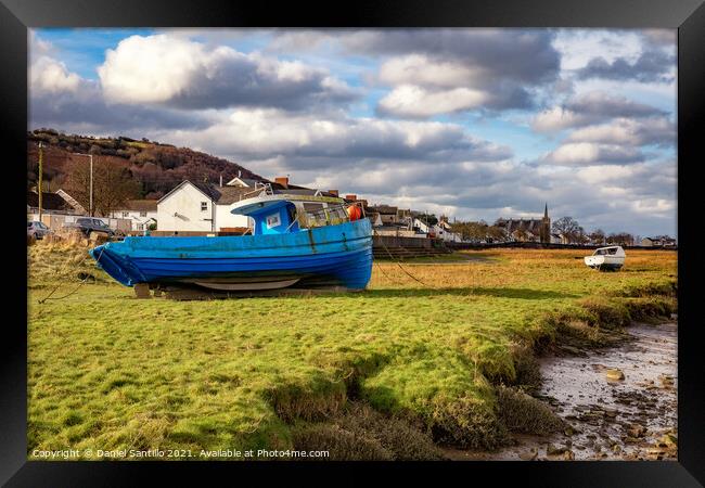 Penclawdd, Gower Framed Print by Dan Santillo