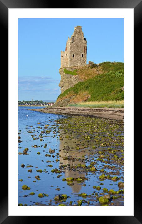 Greenan Castle Ayr Framed Mounted Print by Allan Durward Photography