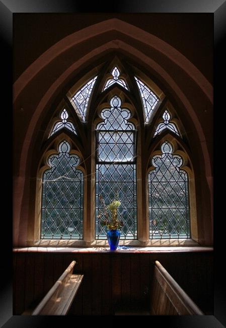 St Andrews window  Framed Print by Jon Fixter