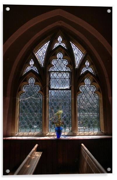 St Andrews window  Acrylic by Jon Fixter