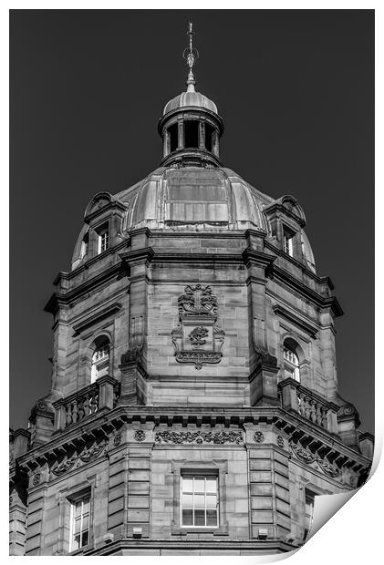 Look Up Glasgow 02 Print by Gareth Burge Photography