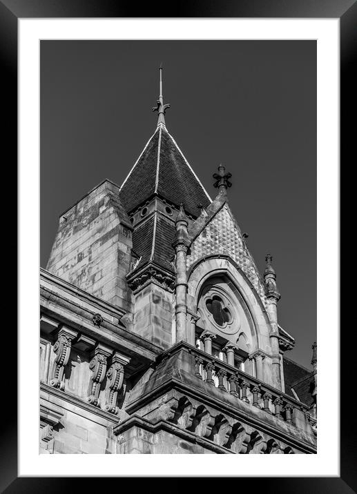 Look Up Glasgow 03 Framed Mounted Print by Gareth Burge Photography
