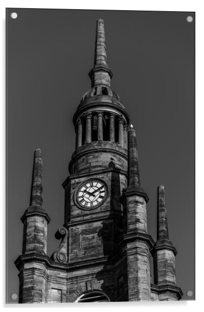Look Up Glasgow 04 Acrylic by Gareth Burge Photography