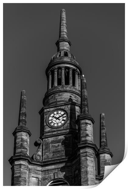 Look Up Glasgow 04 Print by Gareth Burge Photography