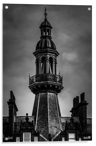 Look Up Glasgow 05 Acrylic by Gareth Burge Photography