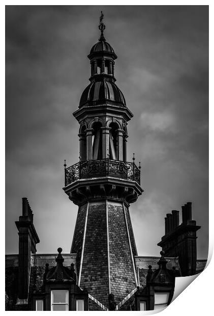 Look Up Glasgow 05 Print by Gareth Burge Photography