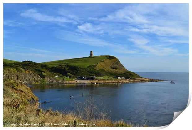 Kimmeridge Bay Print by Jules Camfield