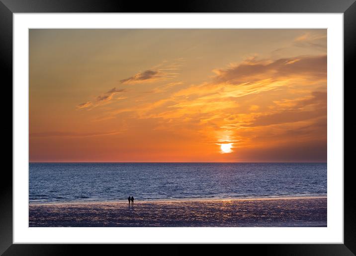 As the sun goes down Framed Mounted Print by Gary Finnigan