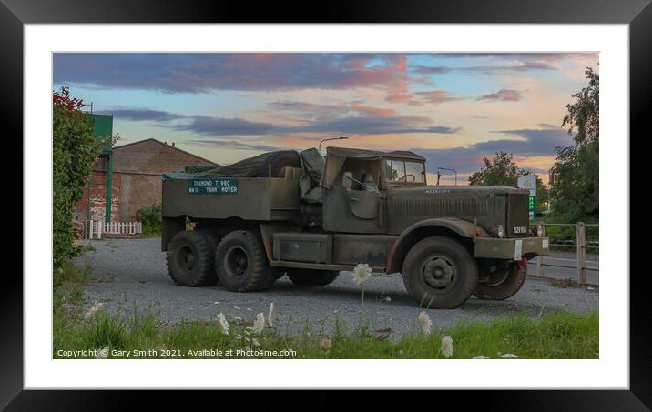 M19 Tank Transporter  Framed Mounted Print by GJS Photography Artist