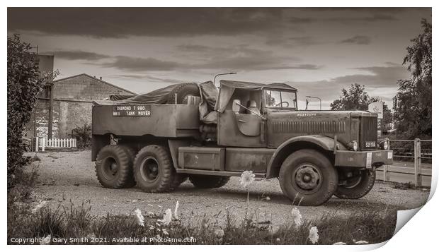 M19 Tank Mover Part of 1940s Weekend Print by GJS Photography Artist