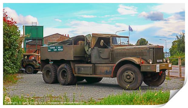 M19 Tank Mover in Colour Print by GJS Photography Artist