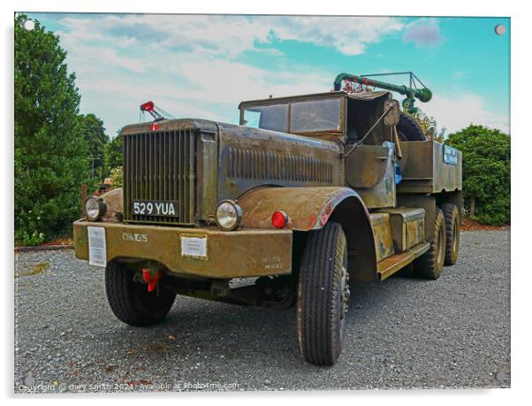 M19 Tank Mover Acrylic by GJS Photography Artist