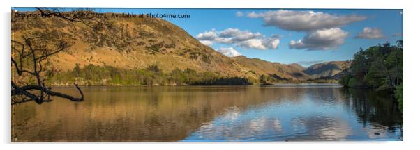 Ullswater panoramic view Acrylic by Kevin White
