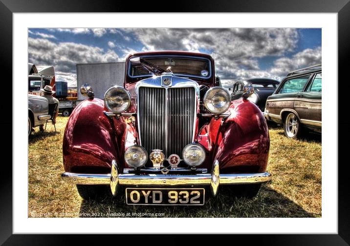Timeless Beauty Classic MG Framed Mounted Print by Simon Marlow