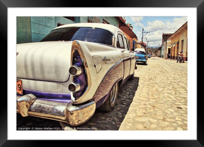 Cadillac Framed Mounted Print by Simon Marlow