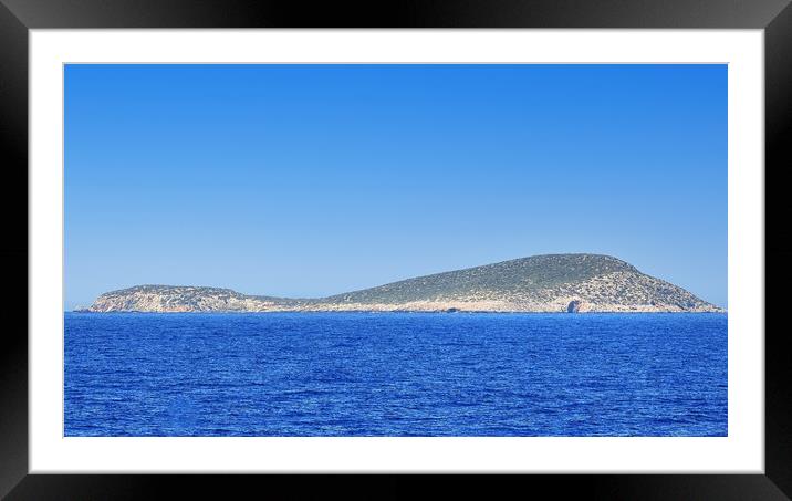 Alimia Island Greece Framed Mounted Print by Antony McAulay