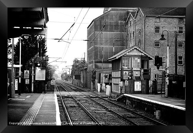 Downham Market Station Framed Print by Francesca Shearcroft