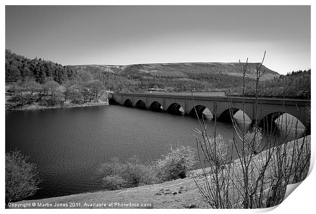 Ashopton Viaduct, Ladybower Reservoir Print by K7 Photography