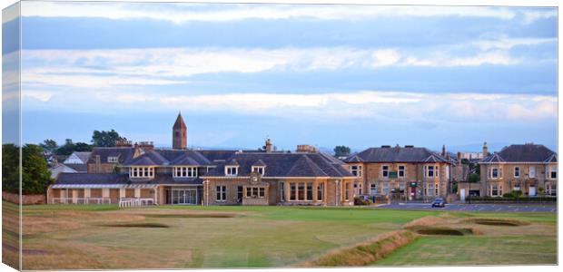 Old Prestwick G.C Canvas Print by Allan Durward Photography