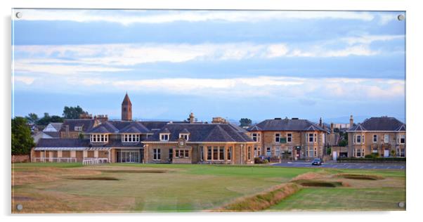 Old Prestwick G.C Acrylic by Allan Durward Photography