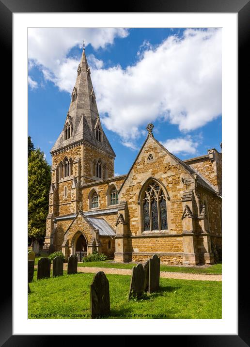St James Church Little Dalby, Leicestershire Framed Mounted Print by Photimageon UK