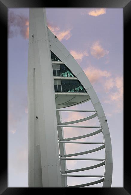 Spinaker Tower 2 Framed Print by Tony Bates